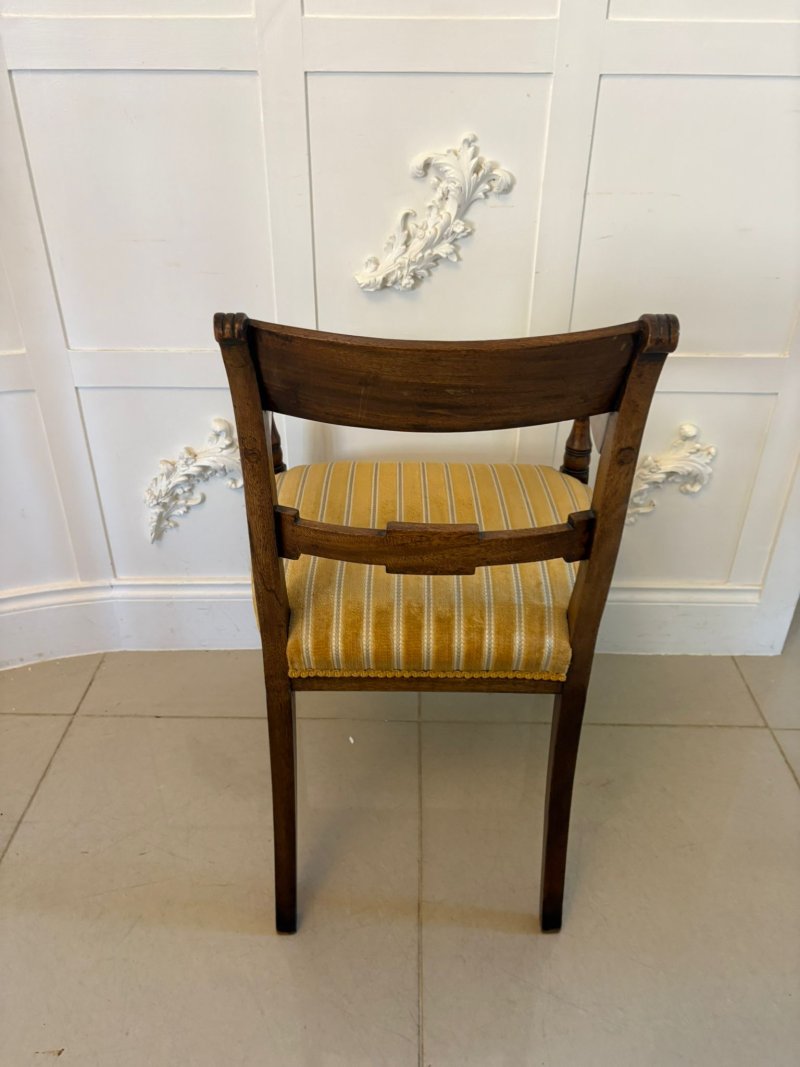 Pair of Antique George III Quality Mahogany Desks Chairs - Image 8